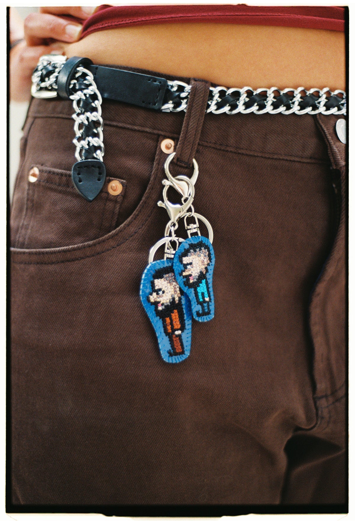 Shabjdeed + Daboor Pixel Keychains